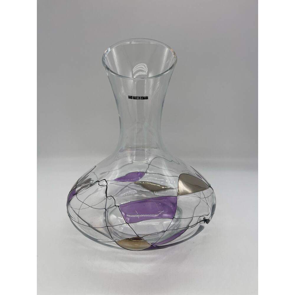 Stained Glass Mosaic MILANO ROMANIAN Wine Carafe